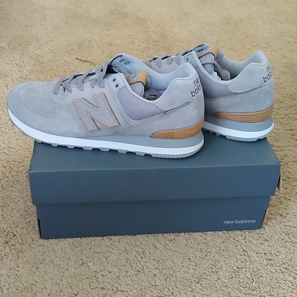 ONLY for @adamreece81 - New Balance grey suede sneaker